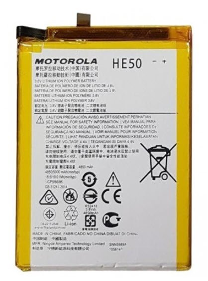 Motorola Moto E4 Plus batterij HE50 - 5000mAh