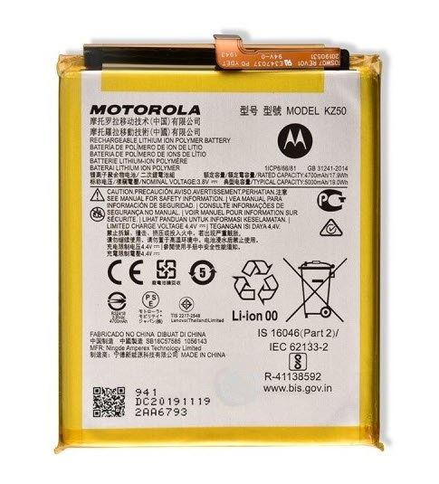 Motorola Moto G8 Power/Moto G Power batterij KZ50 - 5000mAh