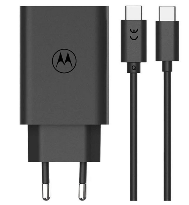 Motorola Turbo Power 50W (1x USB-C / 1x USB) lader met USB-C kabel MC-502