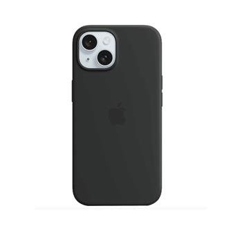 MT103ZM/A Apple Silicone Magsafe Cover iPhone 15 Plus Zwart (Beschadigde verpakking)
