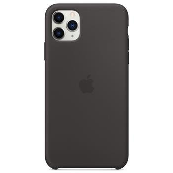MX002ZM/A Apple Silicone Cover iPhone 11 Pro Max Zwart