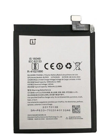 OnePlus 3T batterij BLP633 3400 mAh Origineel
