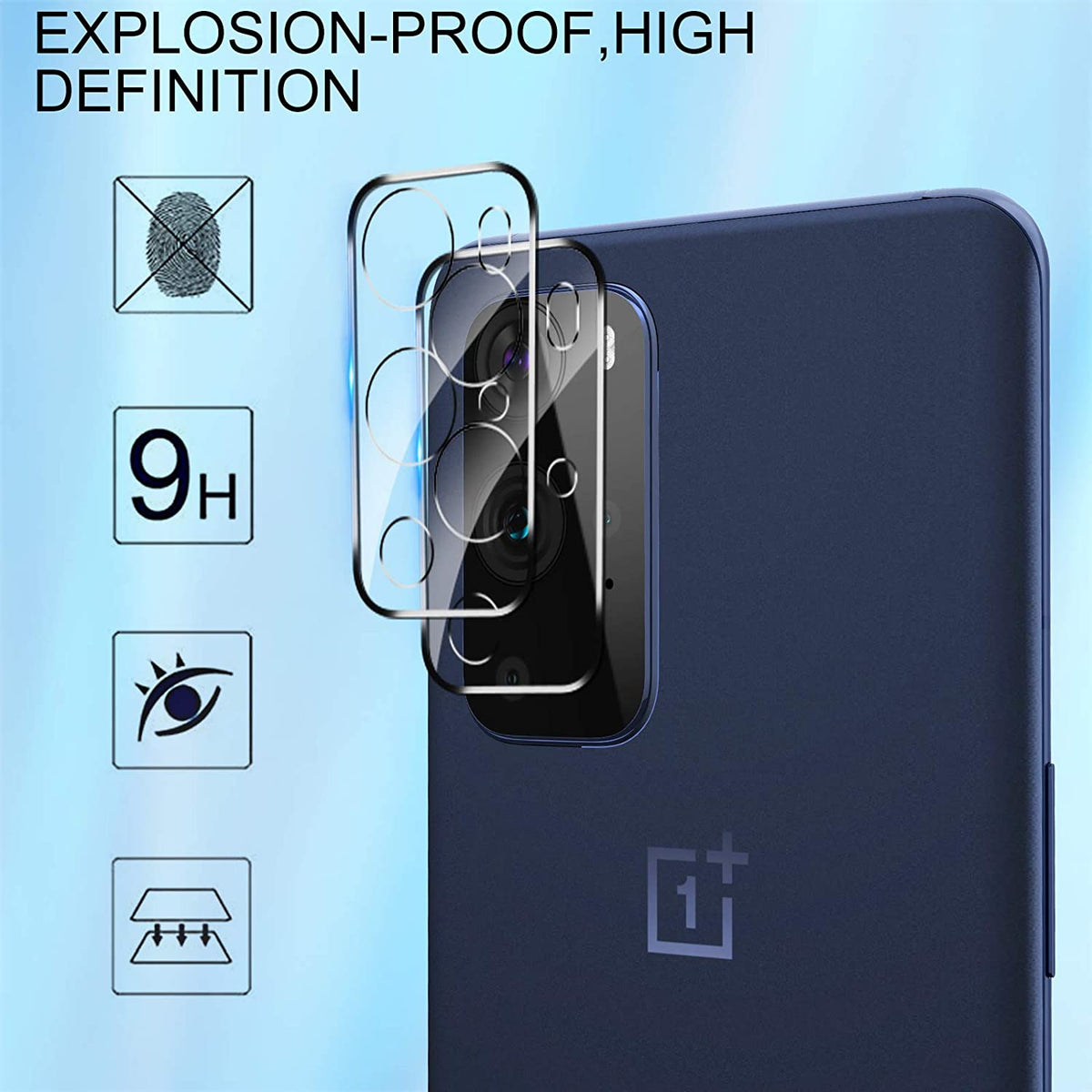OnePlus 9 Pro Camera lens protector - Tempered Glass