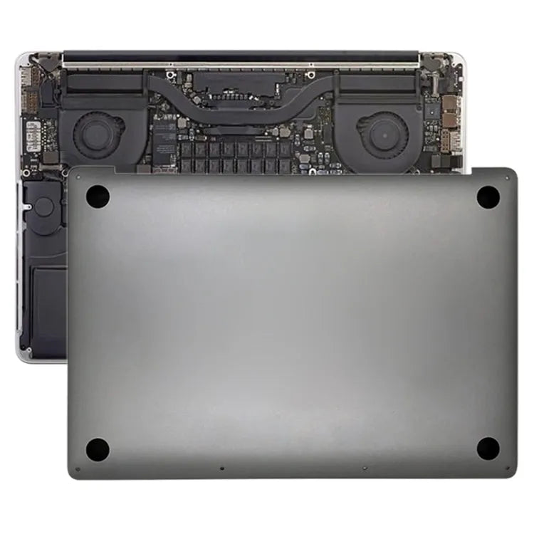 Plaque inférieure pour MacBook Pro 13 pouces A1708 (2016/2017) (Gris Sidéral)