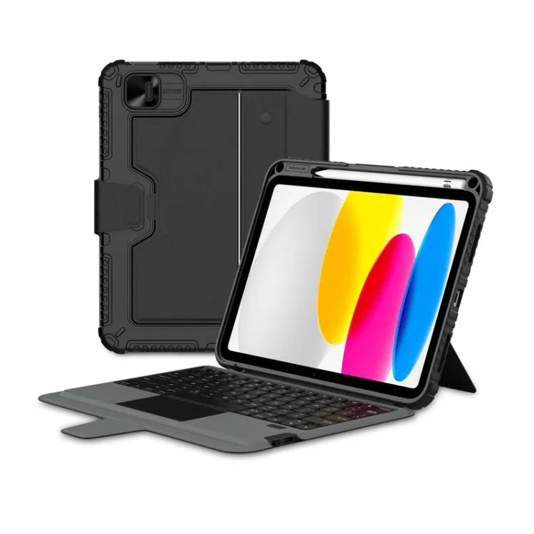 iPad 10.9" 2022 Nillkin Robuste Kombi-Tastaturhülle