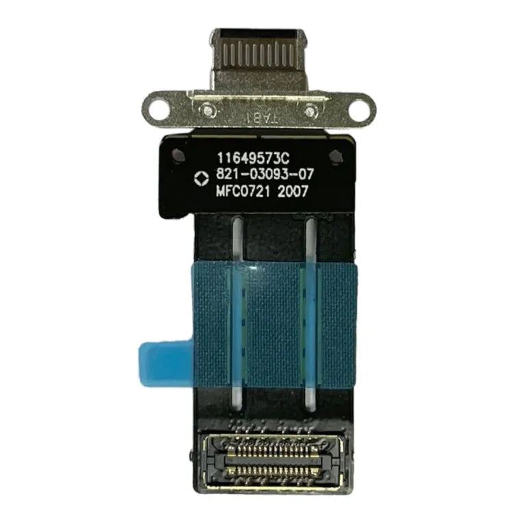 Connecteur DC avec câble flexible pour iPad Pro 12.9 pouces 2021 (5e génération) A2379 A2461 A2462 (noir)