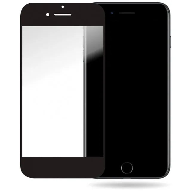Mobilize Glass Displayschutzfolie - Schwarzer Rahmen - Apple iPhone 6/6S