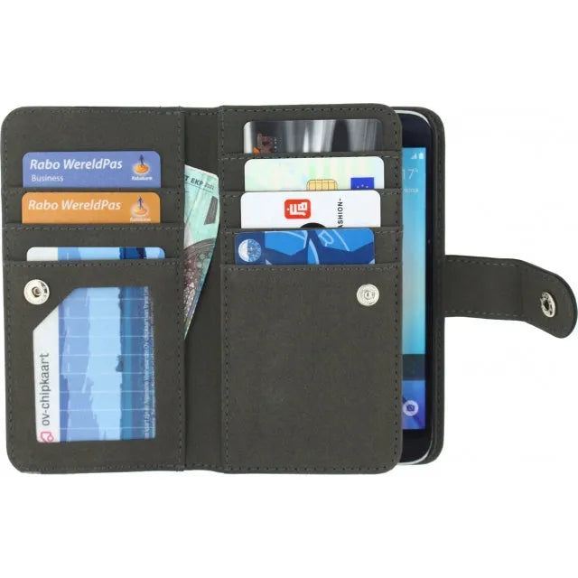 Mobilize Étui portefeuille tout-en-un pour Samsung Galaxy S6, noir