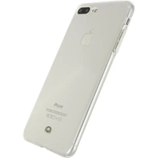 Mobilize Deluxe Gelly Case Apple iPhone 7 Plus/8 Plus Clear Silver Button