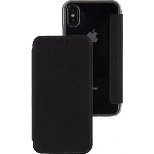 Mobilize Slim Gelly Booklet Apple iPhone X/Xs Solid Black