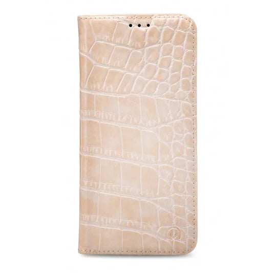 Mobilize Premium Gelly Book Case Apple iPhone X/Xs Alligator Coral Pink