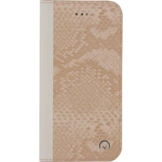 Mobilize Special Premium Gelly Book Case Apple iPhone X/Xs Snake Light Peach