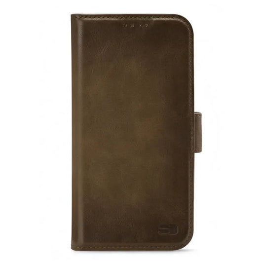 Senza Desire Leather Wallet Apple iPhone Xs Max Olive Brûlé