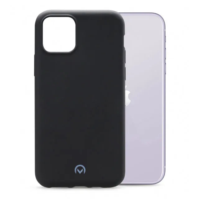 Mobilize Rubber Gelly Case Apple iPhone 11 Mattschwarz