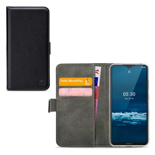 Mobilize Classic Gelly Wallet Book Case Nokia 5.3 Schwarz