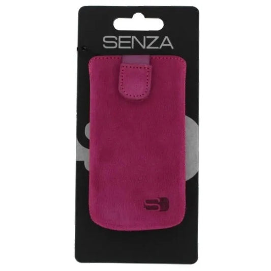 Senza Suede Slide Case Hot Pink Size XXL