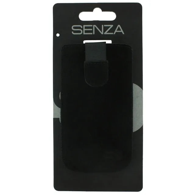 Senza Suede Slide Case Night Black Größe S