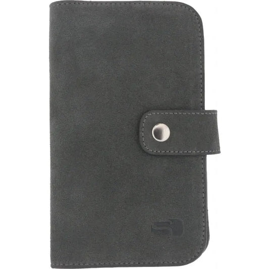 Senza Suede Wallet Slide Case Warm Grey Größe XXL