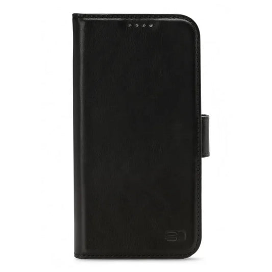 Senza Pure Leather Wallet Apple iPhone 12/12 Pro Deep Black