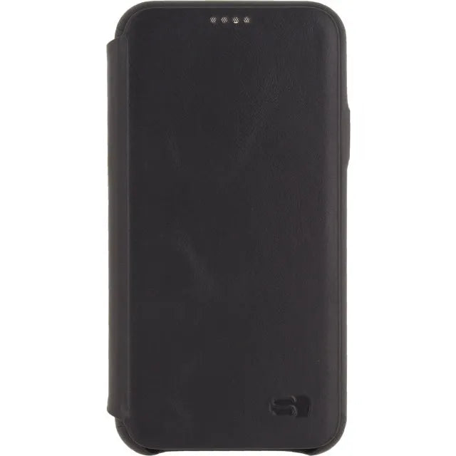 Senza Pure Skinny Leather Booklet Apple iPhone X/Xs Deep Black