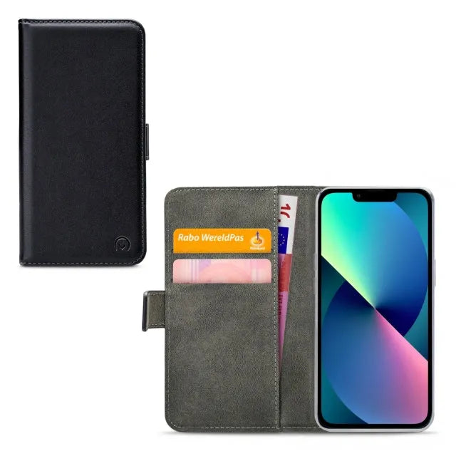 Mobilize Classic Gelly Wallet Book Case Apple iPhone 13 Schwarz