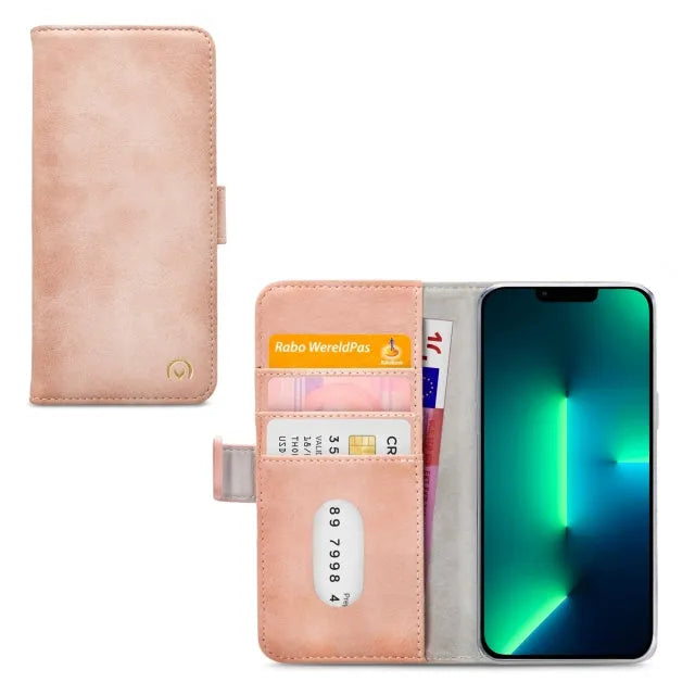 Mobilize Elite Gelly Wallet Book Case Apple iPhone 13 Pro Max Rose clair