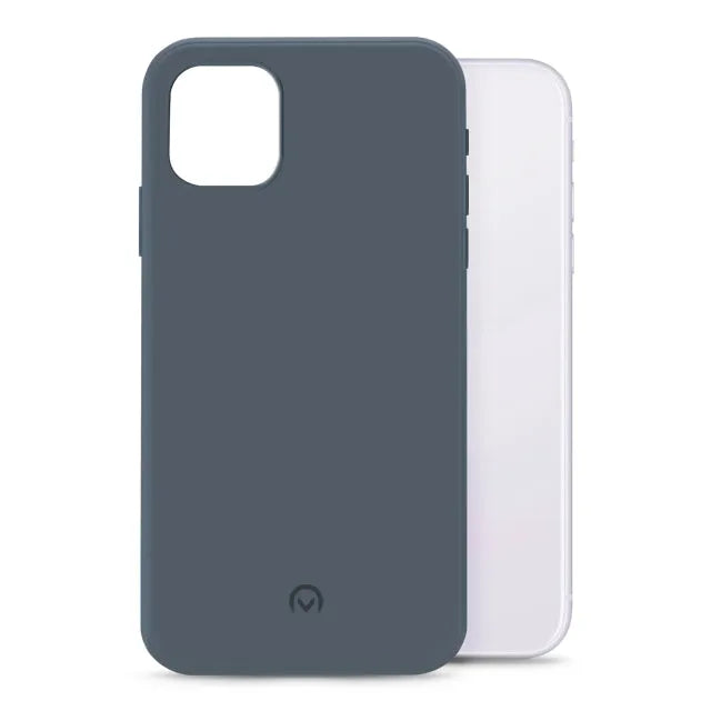 Mobilize Rubber Gelly Case Apple iPhone 11 Mattblau