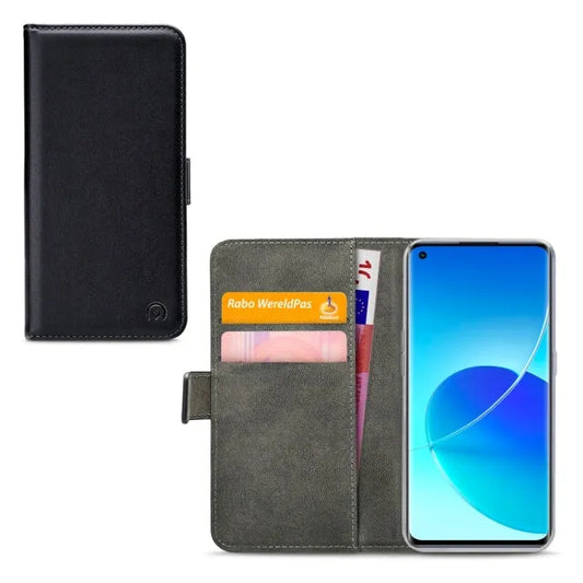Mobilize Classic Gelly Wallet Book Case OPPO Reno6 5G Schwarz