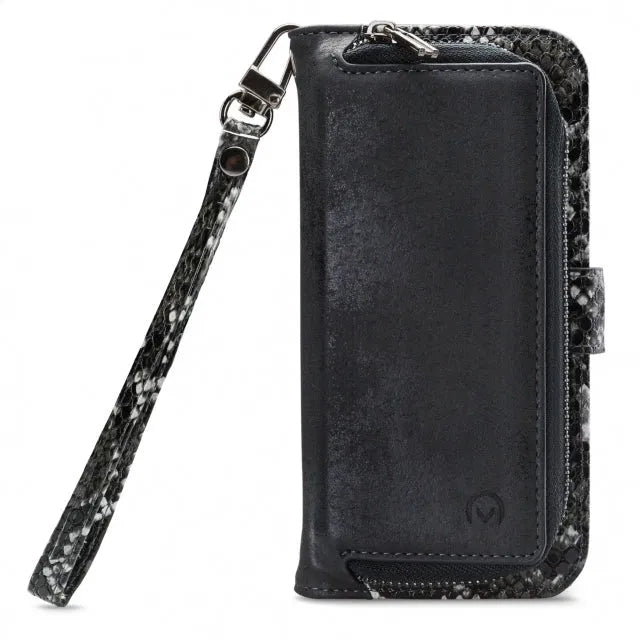Mobilize 2in1 Magnet Zipper Case Apple iPhone 13 Pro Max Black/Snake