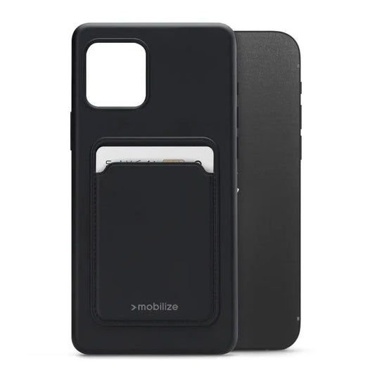 Mobilize Rubber Gelly Card Case Apple iPhone 12/12 Pro Matt Black