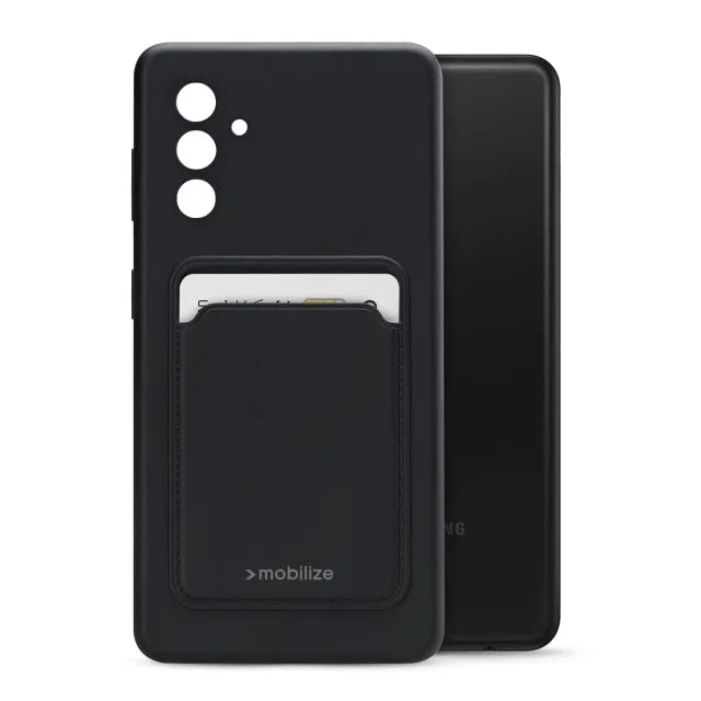 Mobilize Rubber Gelly Card Case Samsung Galaxy A04s/A13 5G Matt Black