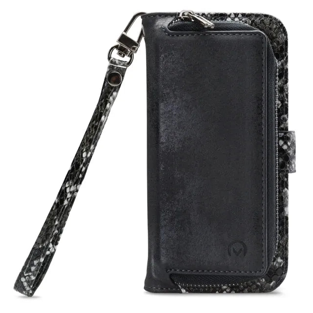 Mobilize 2-in-1 Magnet-Reißverschluss-Hülle Samsung Galaxy A13 4G Schwarz/Snake