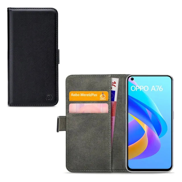Mobilize Classic Gelly Wallet Book Case OPPO A76 4G/A96 4G Schwarz