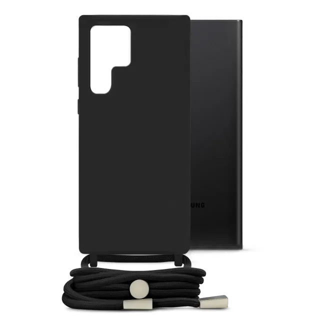 Mobilize Lanyard Gelly Case for Samsung Galaxy S22 Ultra 5G Black