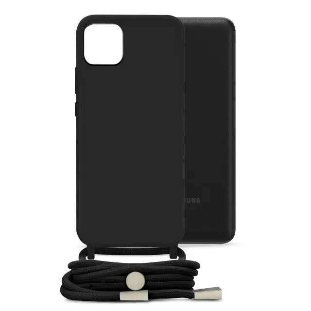 Mobilize Lanyard Gelly Case for Samsung Galaxy A03 Black