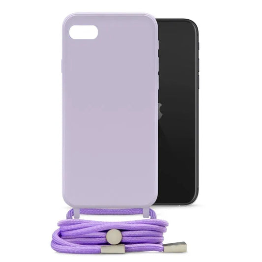Mobilize Lanyard Gelly Case for Apple iPhone 6/6S/7/8/SE (2020/2022) Purple