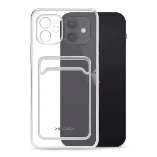 Mobilize Gelly Card Case Apple iPhone 12 Clear