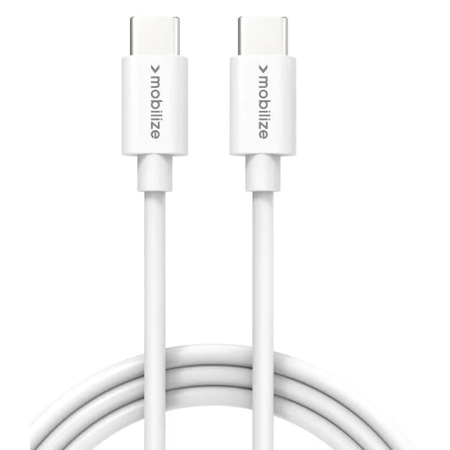 Mobilize Cable USB-C to USB-C 1m. 100W White