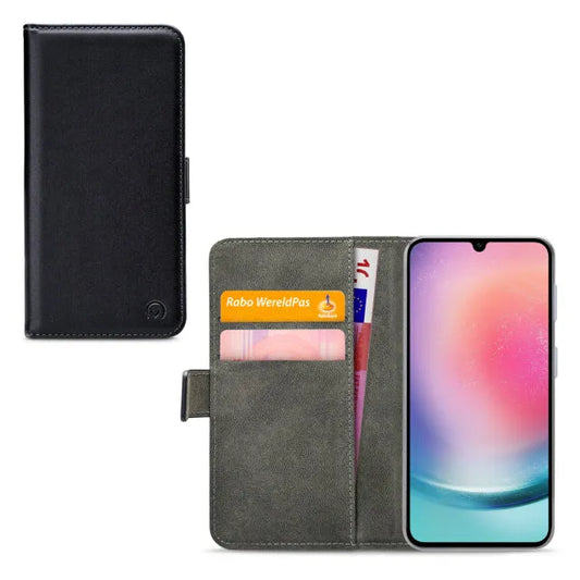 Mobilize Classic Gelly Wallet Book Case Samsung Galaxy A24 4G Schwarz