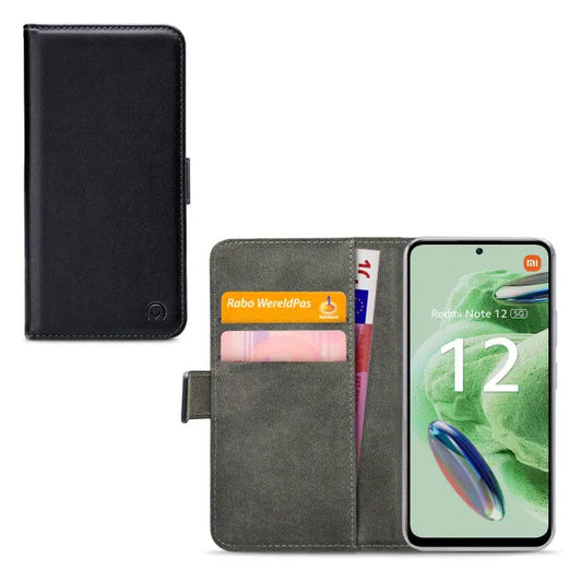 Mobilize Classic Gelly Wallet Book Case Xiaomi Redmi Note 12 5G Schwarz