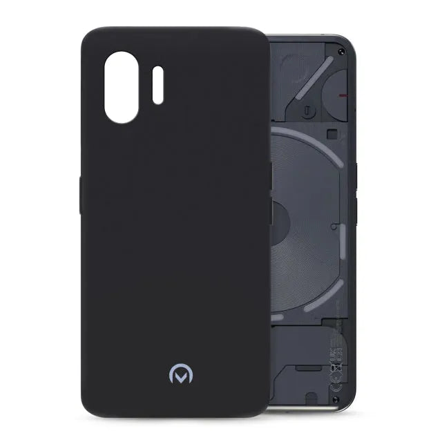 Mobilize Rubber Gelly Case Nothing Phone (2) Matt Schwarz