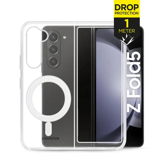 Mobilize Magsafe Compatible Naked Protection Case für Samsung Galaxy Z Fold5 Transparent