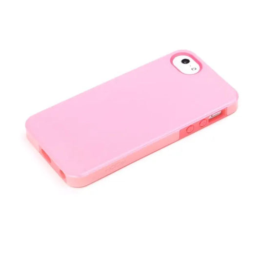 Rock Texture Double Color Protective Case Apple iPhone 5/5S/SE Pink