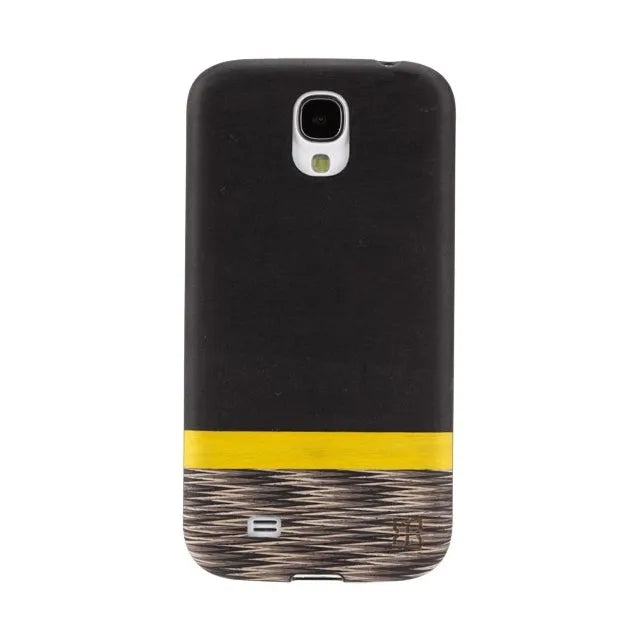 MSG438B Man & Wood Cover Samsung Galaxy S4 I9505 Black Bee