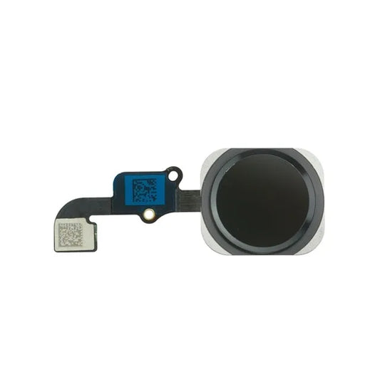 Replacement Home Button Flex Cable incl. Home Button for Apple iPhone 6 / 6 Plus Black OEM