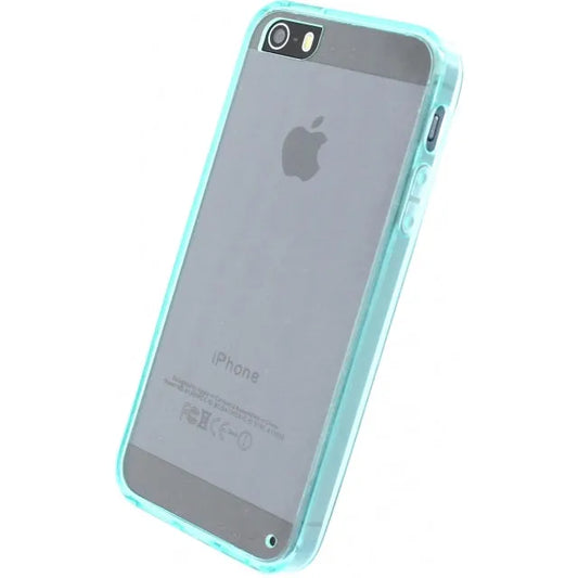 Xccess TPU/PC Case Apple iPhone 5/5S/SE Transparent/Turquoise