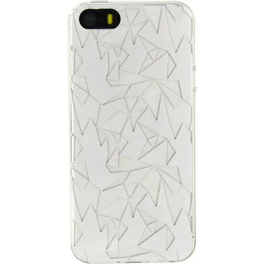 Xccess TPU/PC Case Apple iPhone 5/5S/SE Prism Design Silver