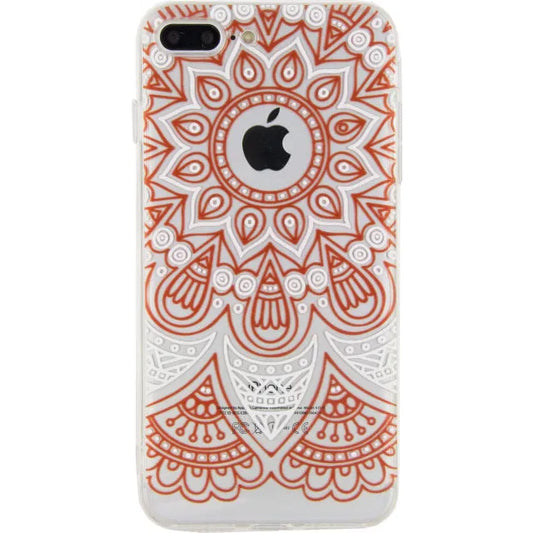 Xccess TPU/PC Case Apple iPhone 7 Plus/8 Plus Transparent/Orange Oriental