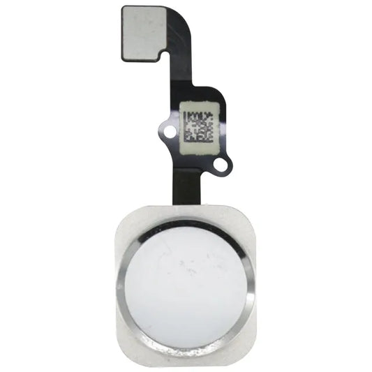 Replacement Home Button Flex Cable incl. Home Button for Apple iPhone 6S White OEM