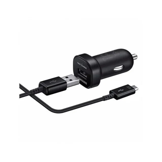EP-LN930CBEGWW Samsung Adaptive Fast Charging USB KFZ-Ladegerät Micro USB Schwarz Bulk